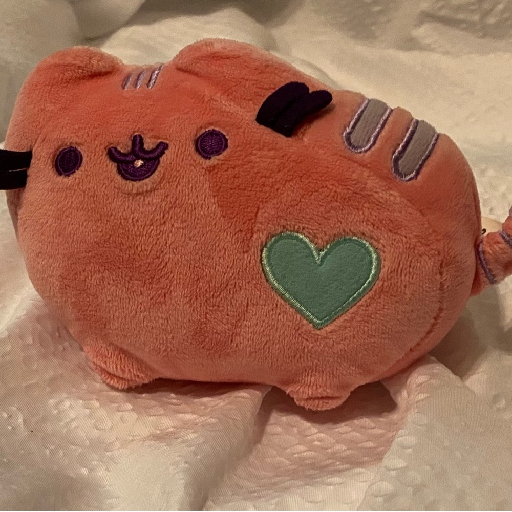 Pusheen Heart Pastel Plush 5” Pink